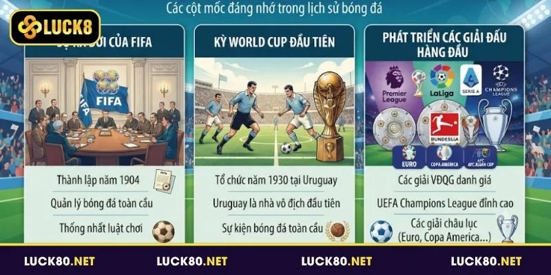 Lịch Sử Bóng Đá – Hành Trình Tạo Nên Sức Hút Toàn Cầu 3 Các cột mốc đáng nhớ trong lịch sử bóng đá