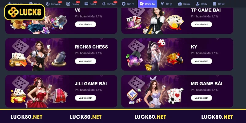 Cách tham gia game bài tại hệ thống đơn giản