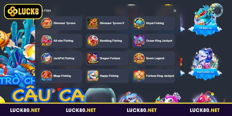 Cập nhật danh sách game bắn cá đổi thưởng đáng chọn