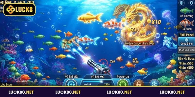 Lý giải sức hút mạnh mẽ của MG bắn cá tại Luck8