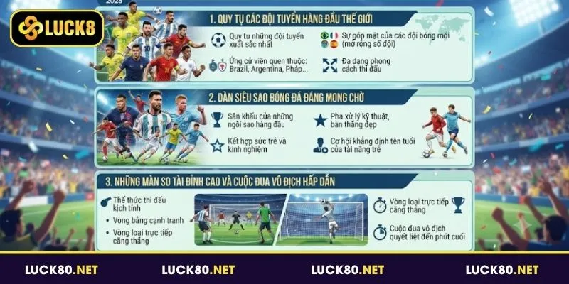 World Cup 2026 – Ngày Hội Thể Thao Vua Hấp Dẫn Nhất Hành Tinh 3 Những yếu tố tạo nên sức hút World Cup 2026