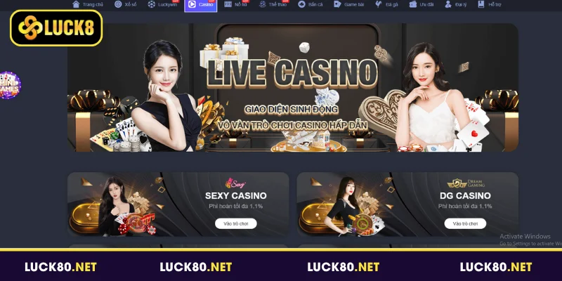 Tổng quan về Casino Luck8