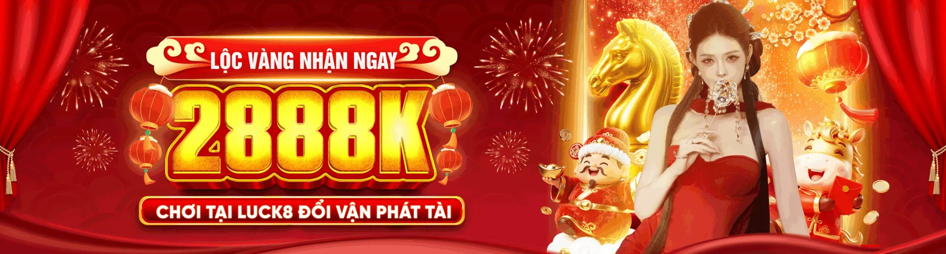 Banner Lộc Vàng - Luck8