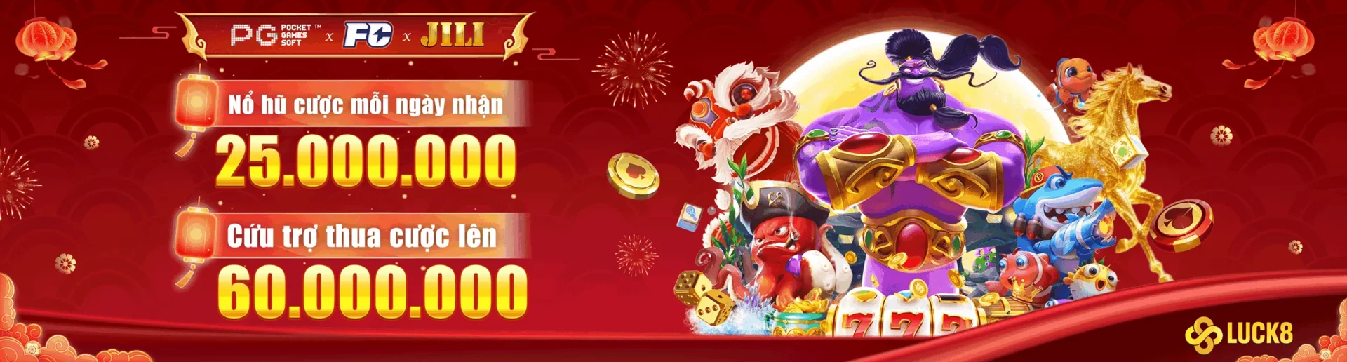 Banner Nổ hũ cược mỗi ngày - Luck8
