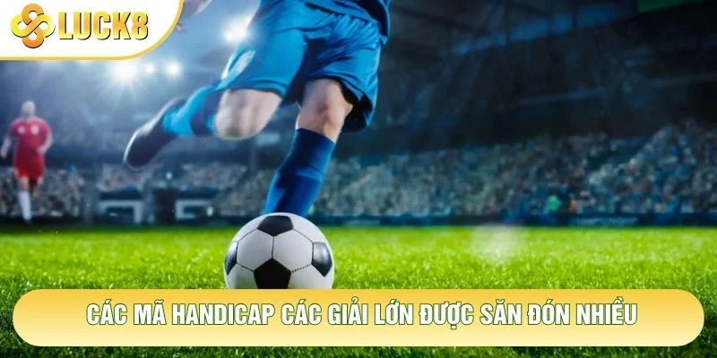 Các mã Handicap các giải lớn được săn đón nhiều Các mã Handicap các giải lớn được săn đón nhiều
