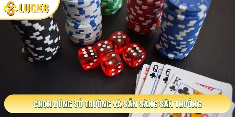 Chọn đúng sở trường và sẵn sàng săn thưởng Chọn đúng sở trường và sẵn sàng săn thưởng