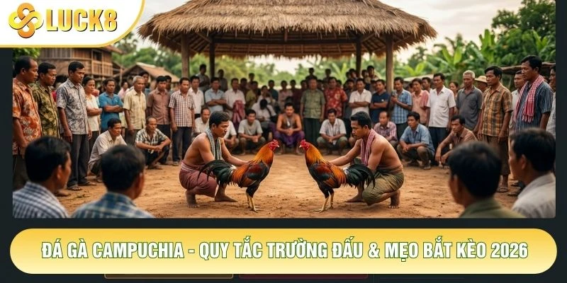 Đá Gà Campuchia - Quy Tắc Trường Đấu & Mẹo Bắt Kèo 2026 1 Đá Gà Campuchia - Quy Tắc Trường Đấu & Mẹo Bắt Kèo 2026