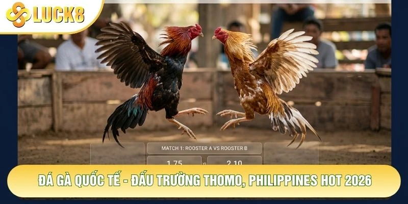 Đá Gà Quốc Tế - Đấu Trường Thomo, Philippines Hot 2026 1 Đá Gà Quốc Tế - Đấu Trường Thomo, Philippines Hot 2026