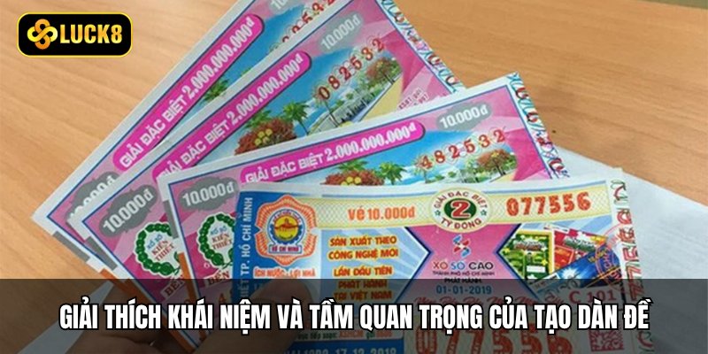 Giải thích khái niệm và tầm quan trọng của tạo dàn đề trong chơi lô đề