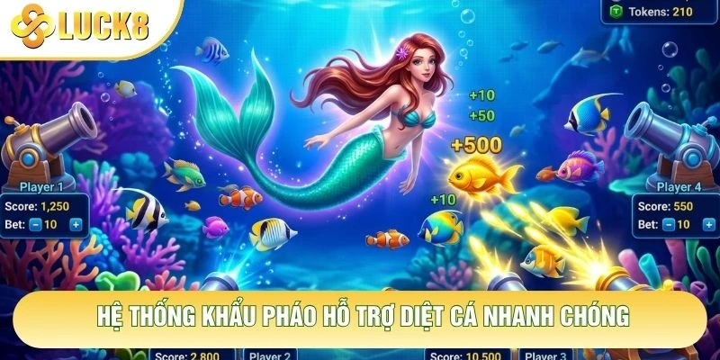 Hệ thống khẩu pháo hỗ trợ diệt cá nhanh chóng Hệ thống khẩu pháo hỗ trợ diệt cá nhanh chóng