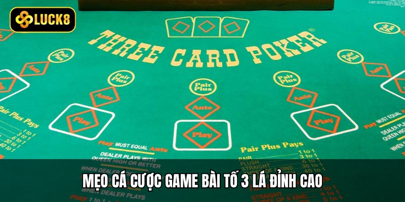 Mẹo cá cược game bài tố 3 lá đỉnh cao