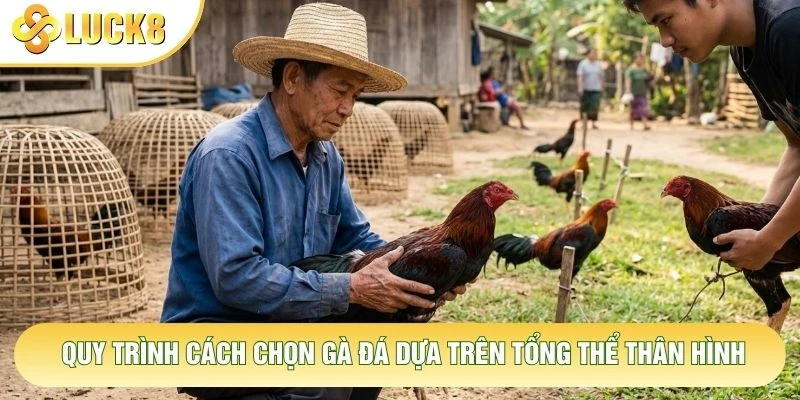 Quy trình cách chọn gà đá dựa trên tổng thể thân hình Quy trình cách chọn gà đá dựa trên tổng thể thân hình